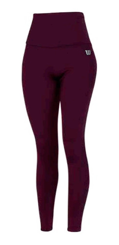 Imagen 6 de 10 de Calza Deportiva Mujer Wilson Chupin Tiro Alto Fitness Gym