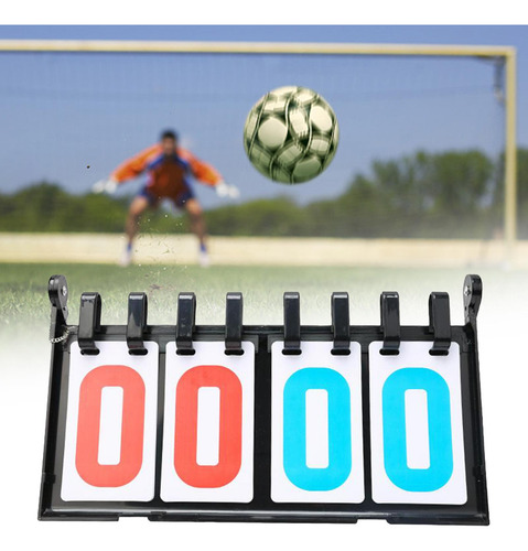 Marcador De Mesa Flip Score Keeper Para Juegos De 4 Dígitos