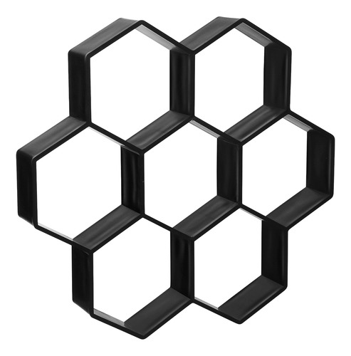 Molde De Ladrillo Hexagonal Negro, De Bricolaje, Para Sender