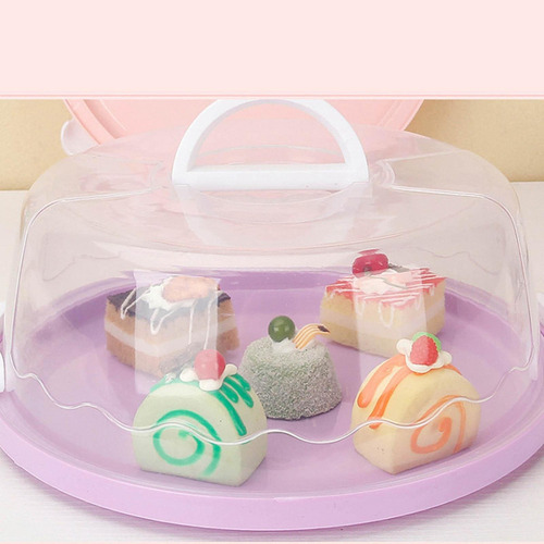 Soporte For Tartas Con Tapa, Asa, Caja Transportadora,