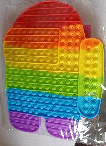 Xyl Juguete Pop It Fidget Antiestrés Among Us Gigante 40 X