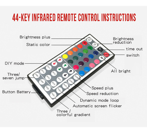 Cinta Adhesiva Light Belt App Decor Lights Light 5050rgb Str