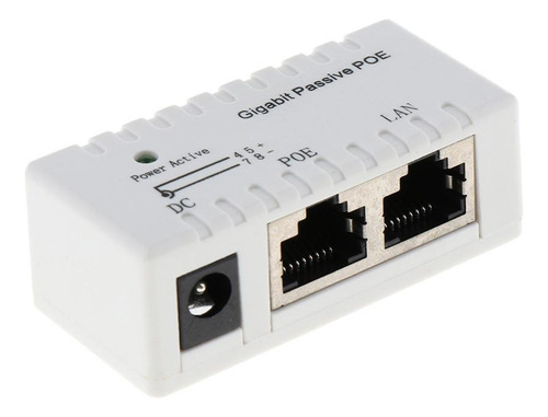 5 Injetor Poe Passivo Gigabit Ethernet Led Adaptador Poe