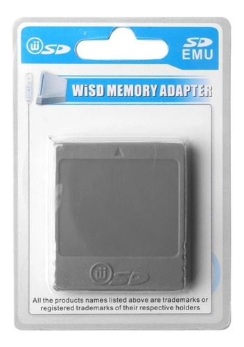 Imagen 1 de 2 de Adaptador Wisd Para Memory Card Nintendo Wii Y Gamecube