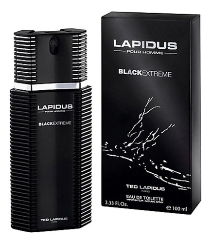 Lapidus Black Extreme Edt 100ml Hombre