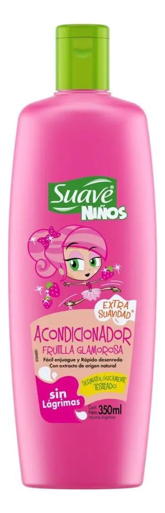 ACOND SUAVE NINOS FRUTILLA GLAM.350ml.