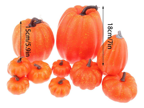 @ Modelo De Calabazas Falsas, Calabazas De 12 Piezas