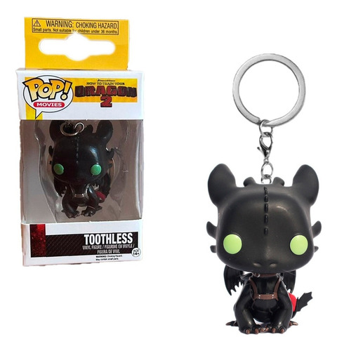 Funko Llavero Toothless Como Entrenar Dragon 2 Chimuelo