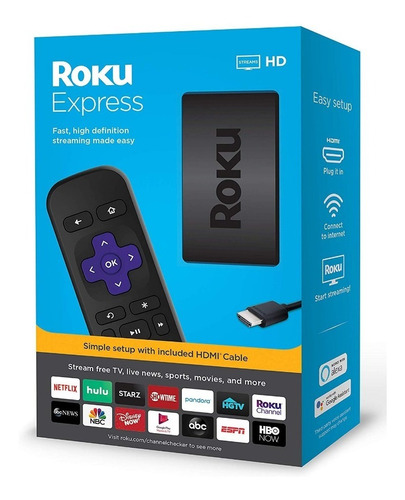 Roku Express Smart Tv Box Netflix 
