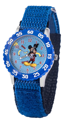 Reloj Disney Para Niños Wds000979 Mickey Mouse De Acero