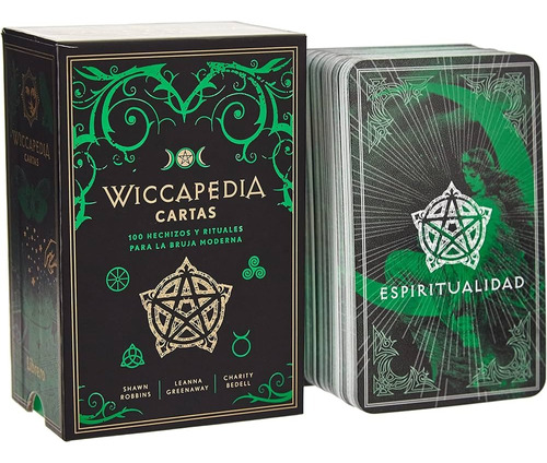 Wiccapedia Cartas - 100 Hechizos Y Rituales  (librero)