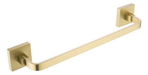 Kit Acessório Quadrado Aço Inox Dourado Fosco Ban 2 Peças