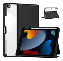 Comprar Funda Carcasa Anti Golpes Para iPad 10.2 Espacio Lapiz 9na Generaciòn Funda iPad Funda Tablet Carcasa iPad Telotenemos Negro