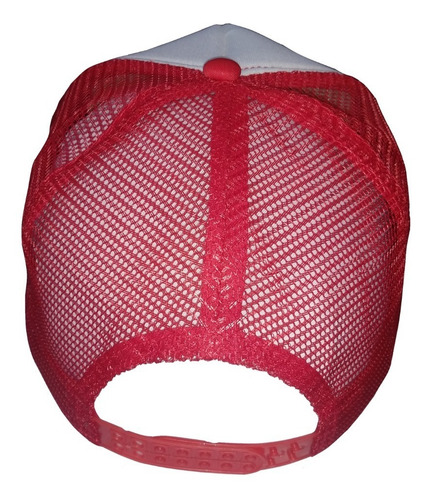 Imagen 6 de 7 de Gorra Trucker Globo 2 Bordado Huracán Rojo