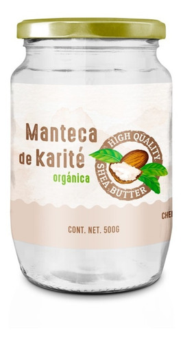 Manteca De Karité Organica Pura Natural Shea Butter 500g