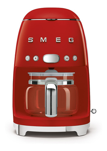 Cafetera Smeg 50's Style DCF02 automática roja de filtro 220V - 240V