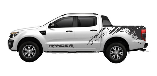 Kit Adesivo Nova Ford Ranger Faixa Lateral Personalizado 128