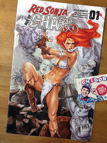 Comic - Red Sonja Age Of Chaos #1 Elias Chatzoudis