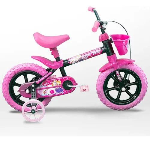 Bicicleta Infantil Para Meninas De Até 7 Anos Com Rodinhas Tamanho Do  Quadro Crianças De 3 A 7 Anos Cor Azul-claro