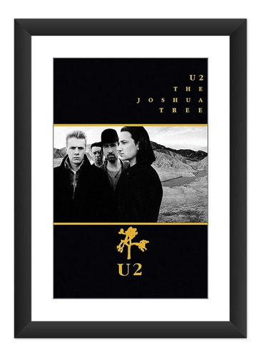 Quadro U2 The Joshua Tree Poster Rock Bono Vox Decorar Salas