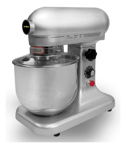 Batidora Planetaria Rhino, Bati-7, 7 Litros, Acero Inox.