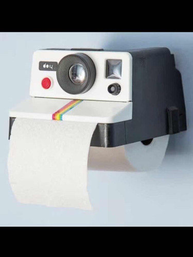 Porta Papel Higiénico Con Diseño De Cámara Polaroid
