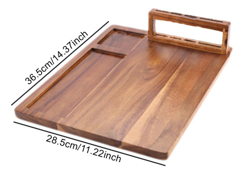 Tablero De Quesos De Bambú Y Cuchillos Play Platter Board