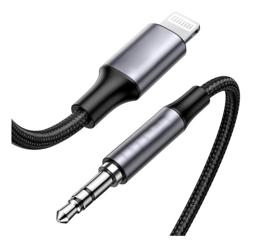 Imagen 1 de 10 de Cable De Audio Compatible iPhone iPad Lightning A 3.5mm