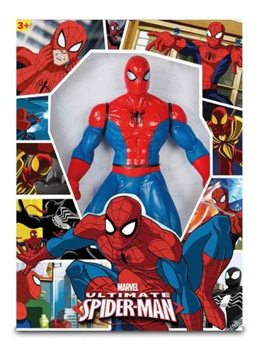 Spiderman Muñeco Gigante Hombre Araña Articulado Juguete 