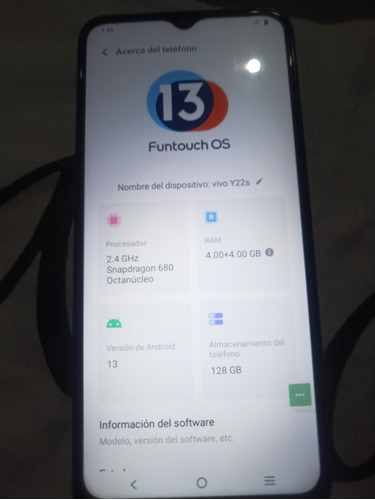 Celular Vivo Y22s 