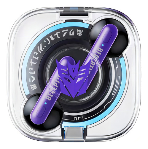 Fones de ouvido intra-auriculares sem fio Transformers TF-t03 Violet