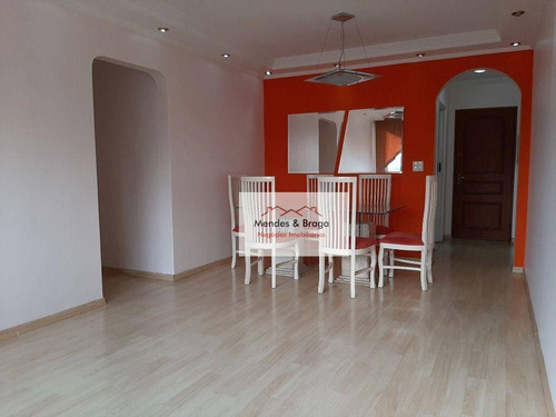 Imagem 1 de 30 de Apartamento Com 3 Dormitórios Para Alugar, 84 M² Por R$ 2.200,00/mês - Vila Augusta - Guarulhos/sp - Ap2400
