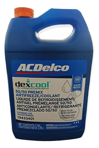 Anticongelante Acadia 2017 2018 2019 2020 Acdelco 19433401