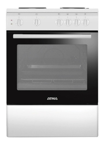 Cocina Atma CCE3120 eléctrica 4 hornallas  blanca 220V puerta con visor