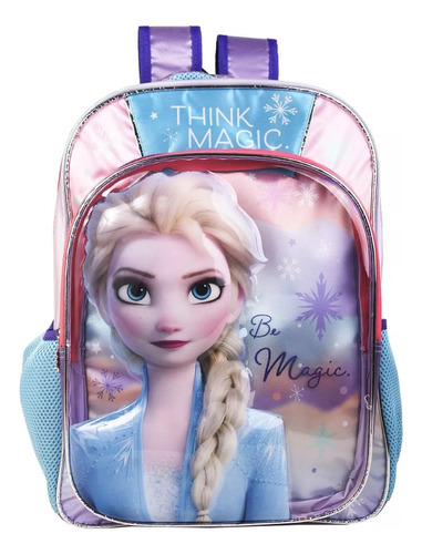 Mochila Escolar Primaria Frozen Elsa Panel 3d Original Ruz®