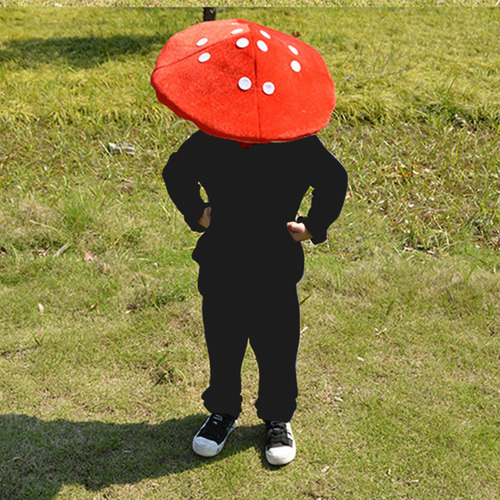 2 Disfraz De Sombrero De Hongo Rojo Fiesta De Decoración