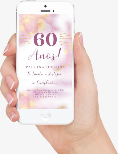 Invitación Digital, Tarjeta Personalizada Para Whatsapp 