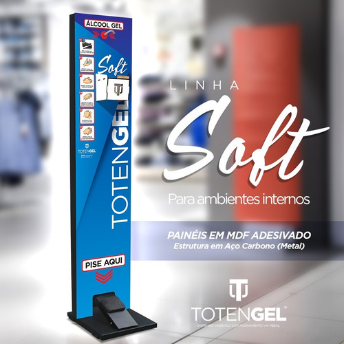Imagem 6 de 6 de Display Suporte Dispenser Para Álcool Em Gel Personalizador