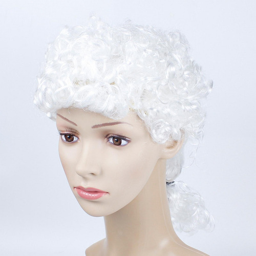 Peluca Colonial Pelucas De Pelo Sintético Pelucas