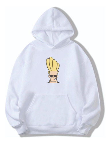 Buzo Hoodie Canguro Unisex Johnny Bravo Cartoon Network