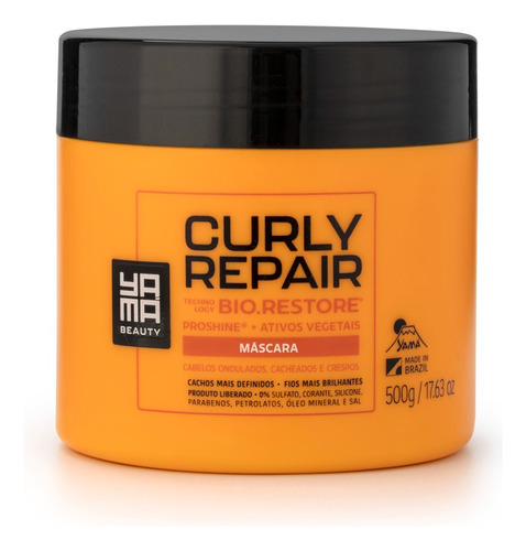 Máscara Yama Curly Repair 500g