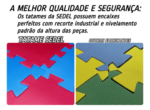 Kit 21 Tapete Tatame 20mm Eva 100x100x2cm 1x1m 2cm Bicolor