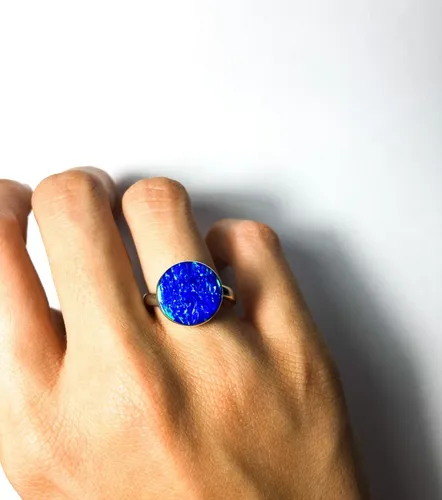 Anillos de online opalo azul