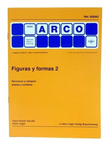 505042 Cuaderno Figuras Y Formas 2 Grado Sistema Arco Eduke