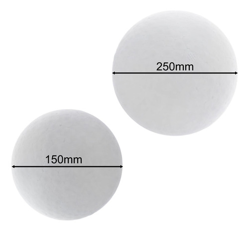 2 Uds Bolas De Espuma Bolas Artesanales Bolas De 15cm 25cm