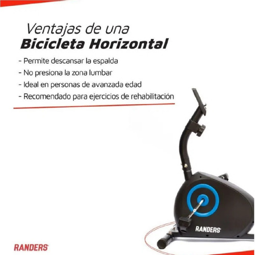 Imagen 6 de 9 de Bicicleta Recumbent Magnética Arg 2534 Randers