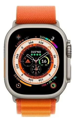 Apple Watch Ultra Gps + Lte 49mm Con Correa Naranja Con Caja (Reacondicionado)