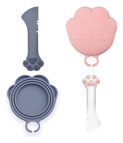 Tapa Y Cuchara Para Latas Comida Para Gato Cubierta Silicona
