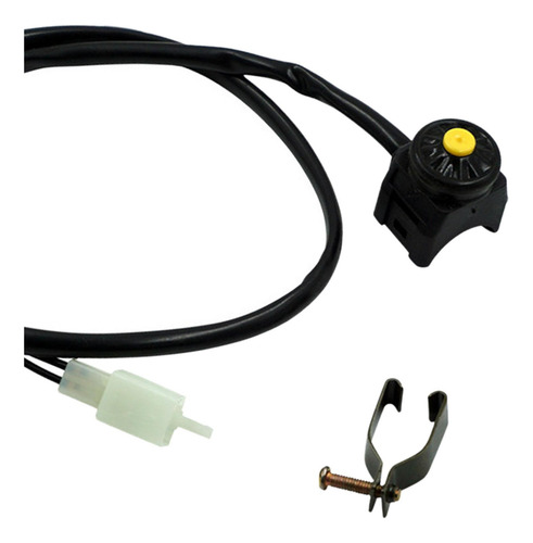 Interruptor De Apagado De Motocicleta, 12v, 7/8'', Amarillo