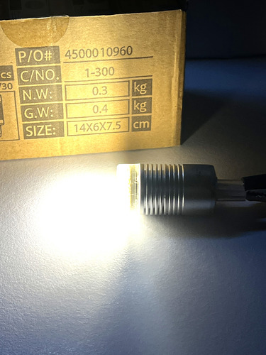 Foco Led Tecnolite Base G-9 3watts 3000k Disipador Aluminio Blanco Cálido